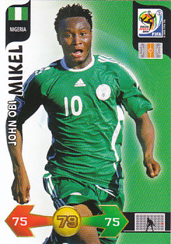 John Obi Mikel Nigeria Panini 2010 World Cup #265